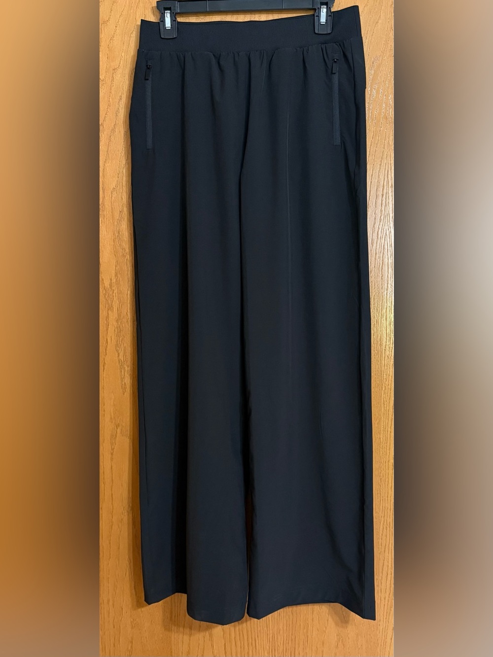 NWT Wide-Leg Black Athletic Pants